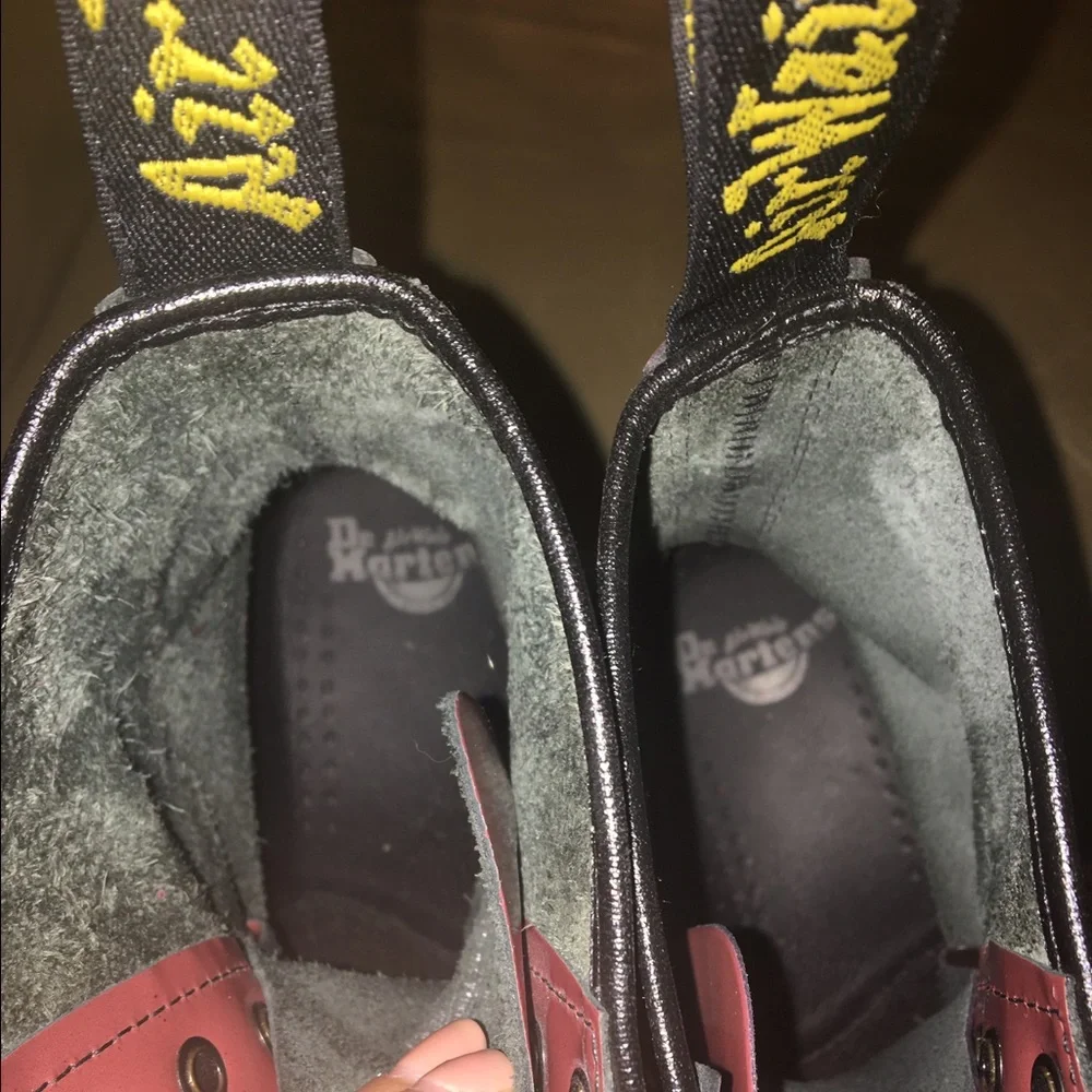 Vintage ombré pink/wine colored Dr. Martens - Picture 4 of 5